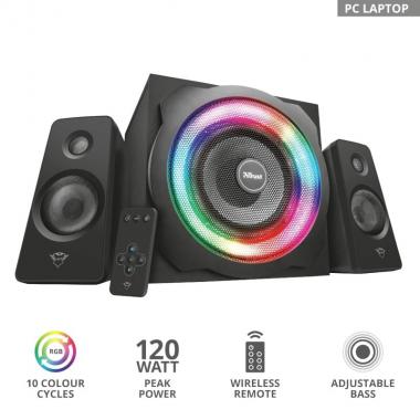 Trust Speaker 2.1 GXT 629 Tytan RGB Black