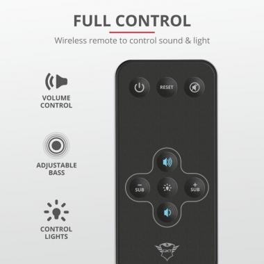 Trust Speaker 2.1 GXT 629 Tytan RGB Black