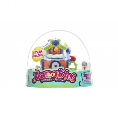 Nanables Ігрова фігурка Jazwares Nanables Small House Зимовий дивосвіт, Лижний будиночок Схованка