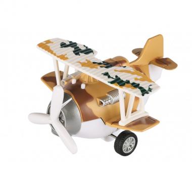 Same Toy Metal inertial Aircraft with light and sound (brown)