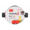 ARDESTO Casserole Gemini, glass lid, 5.2 l, stainless steel