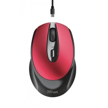 Trust Mouse Zaya Rechargeable WL Red