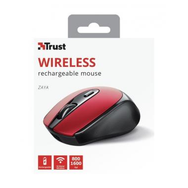 Trust Mouse Zaya Rechargeable WL Red