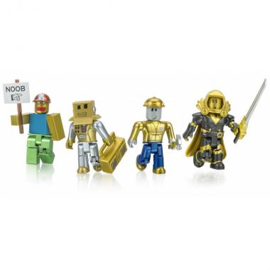 Roblox Ігровий набір Jazwares Four Figure Pack Roblox Icons - 15th Anniversary Gold Collector’s Set