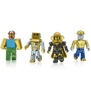 Roblox Ігровий набір Jazwares Four Figure Pack Roblox Icons - 15th Anniversary Gold Collector’s Set