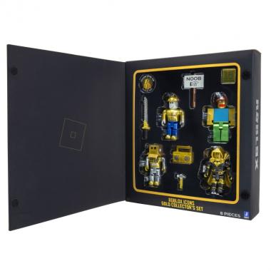 Roblox Ігровий набір Jazwares Four Figure Pack Roblox Icons - 15th Anniversary Gold Collector’s Set