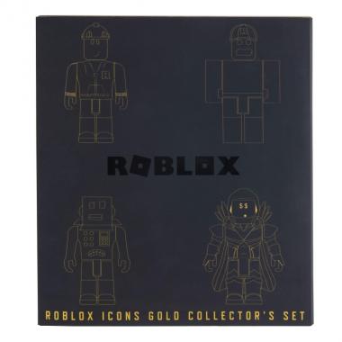 Roblox Ігровий набір Jazwares Four Figure Pack Roblox Icons - 15th Anniversary Gold Collector’s Set