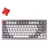 Keychron Клавіатура Q1 QMK HotSwappable Gateron Phantom Red RGB Knob Space Grey