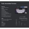 Keychron Клавіатура Q1 QMK HotSwappable Gateron Phantom Red RGB Knob Space Grey