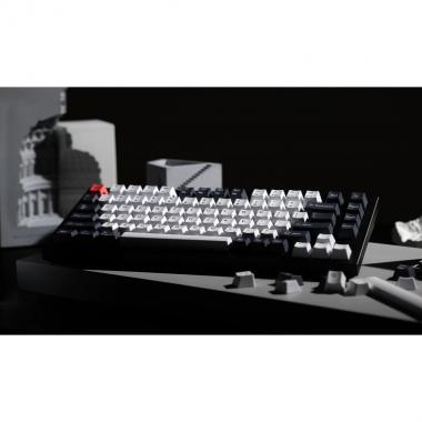 Keychron Клавіатура Q1 QMK HotSwappable Gateron Phantom Red RGB Knob Space Grey
