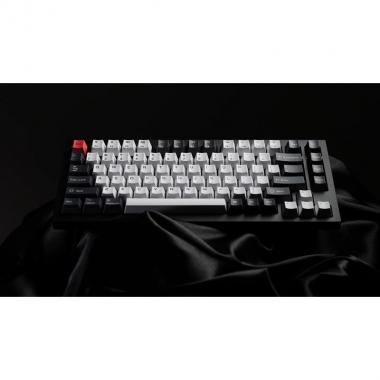 Keychron Клавіатура Q1 QMK HotSwappable Gateron Phantom Red RGB Knob Space Grey