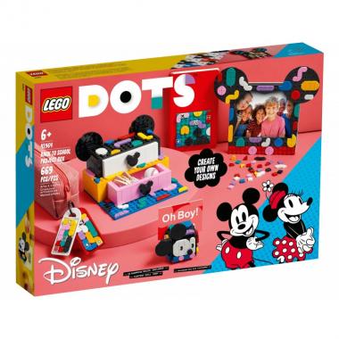 LEGO DOTS Mickey Mouse & Minnie Mouse Back-to-School Project Box
