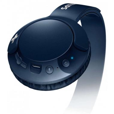 Philips SHB3075 On-Ear Wireless Mic[Blue]