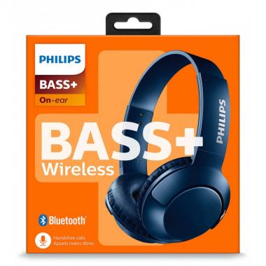 Philips SHB3075 On-Ear Wireless Mic[Blue]