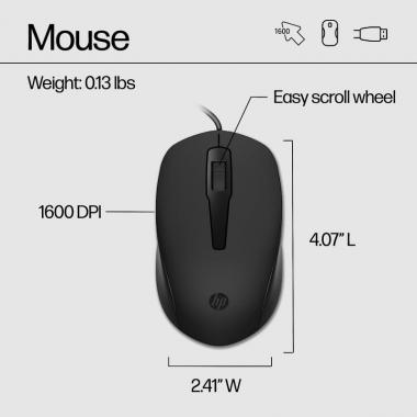 HP Комплект 150 USB EN black