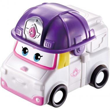 Super Wings Ігровий набір Transform-a-bots, 4 фігурки-трансформери, Діззі рятувальник, Зої, Астра, Астро