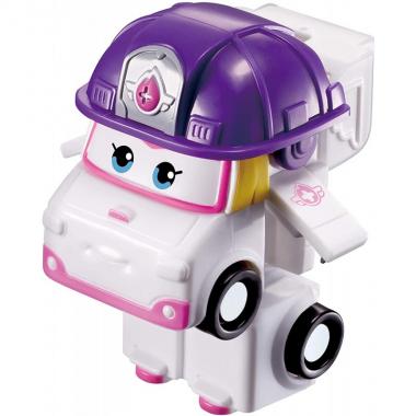 Super Wings Ігровий набір Transform-a-bots, 4 фігурки-трансформери, Діззі рятувальник, Зої, Астра, Астро