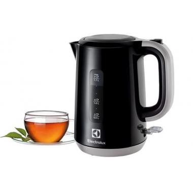 Electrolux Electric kettle, 1,7L, Strix, plastic, black