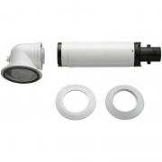 Bosch Set coaxial FC-Set80-C13x horizontal for condensing boilers, length 335-530 mm, diameter 80/125 mm