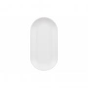 ARDESTO Блюдо овальне Lucca, 25х13 см, White, кераміка
