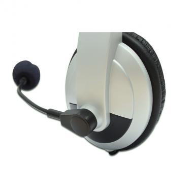 Digitus Stereo Multimedia Headset, with microphone cable 1,8 m, volume control, 2x3,5mm stereo jacks