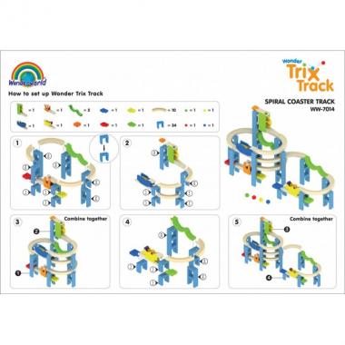 Wonderworld Конструктор Trix Track Американські гірки