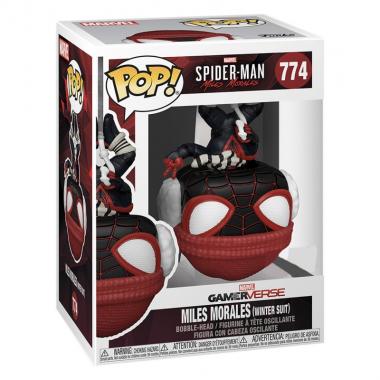 Funko Коллекционная фигурка Funko POP! Bobble Marvel Games Miles Morales Upside Down Miles (Exc) 54291