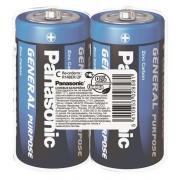 Panasonic Battery GENERAL PURPOSE Zinc Carbon C(R14) Shrink, 2 pcs.