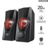 Trust Акустична система (Колонки) 2.0 GXT 610 Argus Illuminated USB Black