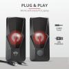 Trust Акустична система (Колонки) 2.0 GXT 610 Argus Illuminated USB Black