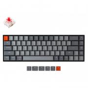 Keychron Клавіатура K6 68 Key Gateron White LED Red