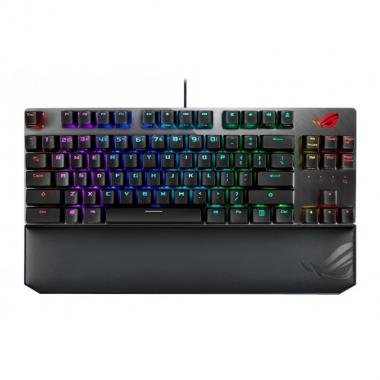 ASUS ROG Strix Scope TKL Deluxe Cherry MX Silent Red Ru USB RGB Black/Grey