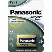 Panasonic Battery EVERYDAY POWER Alkaline 6LF22(6LR61, MN1604, MX1604) blister, 1 pcs.
