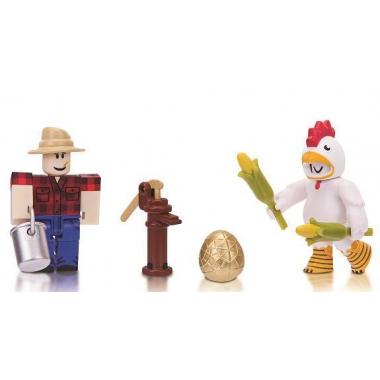 Roblox Игровая коллекционная фигурка Game Packs Chicken Simulator, набор 2 шт.