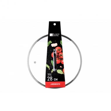 ARDESTO Black Mars 28 см, стекло, нержавеющая сталь, силикон