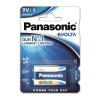 Panasonic Батарейка EVOLTA щелочная 6LR61(6LF22, MN1604, MX1604, Крона) блистер, 1 шт.