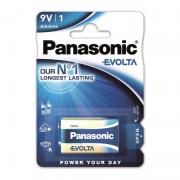 Panasonic Battery EVOLTA Alkaline 6LR61(6LF22, MN1604, MX1604) blister, 1 pcs.