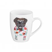 ARDESTO Чашка Pug, 330 мл, порцеляна
