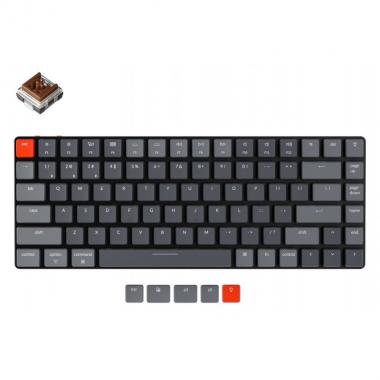 Keychron Клавиатура K3 84 Key Low Profile Hot-Swap Optical RGB Brown