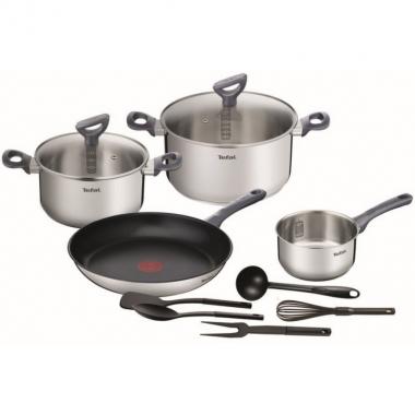 Tefal Набор посуды Daily Cook, 11 предметов, нерж.сталь