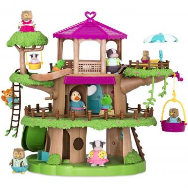 Li`l Woodzeez Playset - Treehouse with elevator