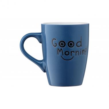 ARDESTO Чашка Good Morning, 330 мл, синя, кераміка