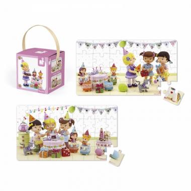 Janod 2 puzzles set Juliet's Party