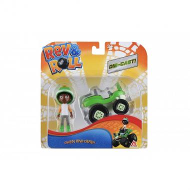 Rev&Roll Ігровий набір DieCast - Овен та Краш