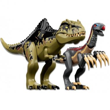 LEGO Конструктор Jurassic World Атака гигантозавра и теризинозавра