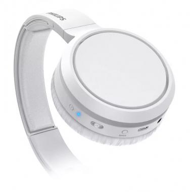 Philips Наушники TAH5205 Over-ear ANC Wireless Mic White