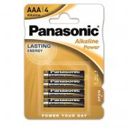 Panasonic Battery ALKALINE POWER Alkaline AAA blister, 4 pcs.