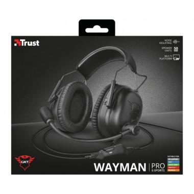 Trust GXT 444 Wayman Pro Gaming Headset BLACK