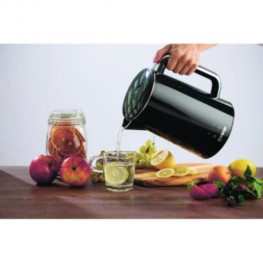 Gorenje Electric kettle, 1,7L, Strix, double-walled, black