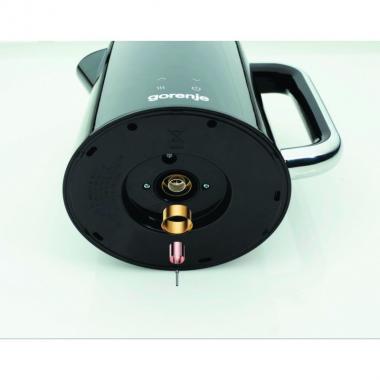 Gorenje Electric kettle, 1,7L, Strix, double-walled, black